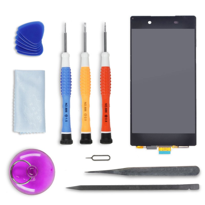 Kit de réparation Ecran complet Noir - Sony Xperia Z3 Plus / Z4