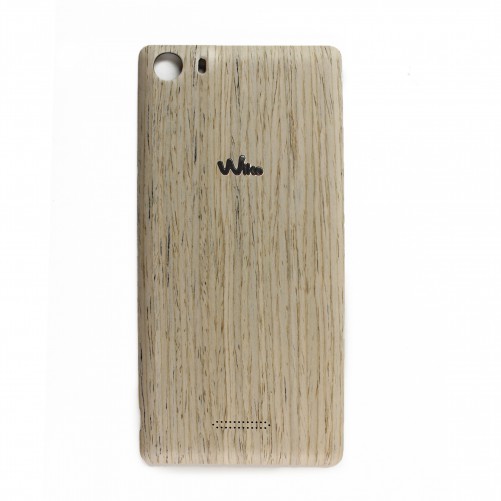 Coque arrière Bois cendré (officielle) - Wiko Fever Special Edition