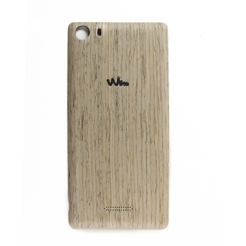 Coque arrière Bois cendré (officielle) - Wiko Fever Special Edition