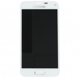 Ecran complet blanc (LCD + Tactile + Châssis) - Galaxy S5 Mini