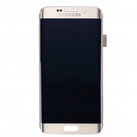 Ecran complet Or (LCD + Tactile + Châssis) + connecteur de charge - Galaxy S6 Edge Plus