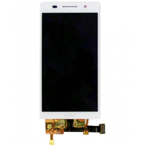 Ecran complet BLANC (Officiel) - Huawei Ascend P6