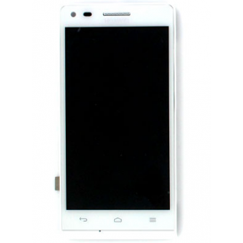 Ecran complet BLANC (LCD + Tactile + Châssis) (Officiel) - Huawei Ascend G6