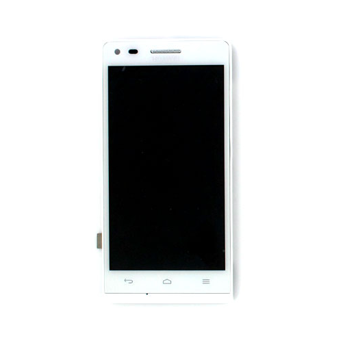 Ecran complet BLANC (LCD + Tactile + Châssis) (Officiel) - Huawei Ascend G6