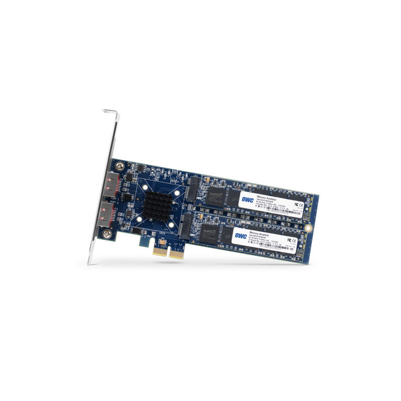 Barrette SSD OWC 960 Go Mercury Accelsior E2 PCI Express 2 ports eSATA