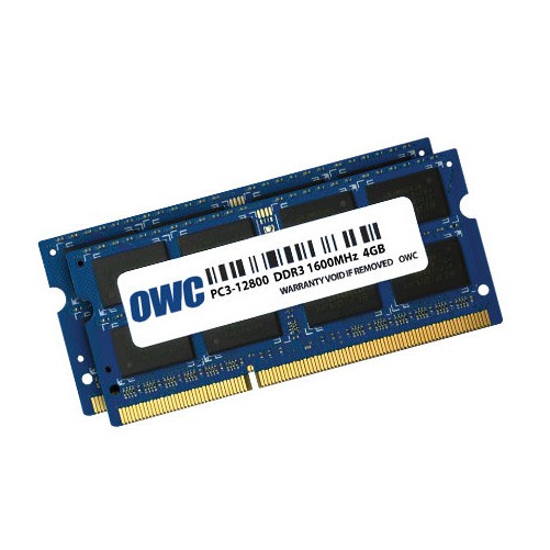 8Go RAM (2x4 Go OWC)1600mHz DDR3L SO-DIMM PC12800