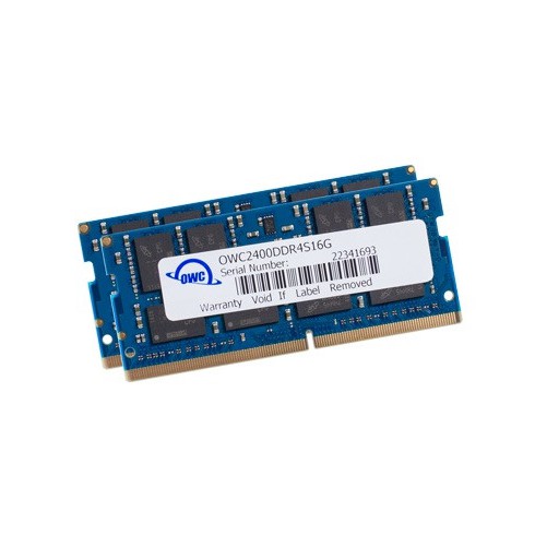 32Go RAM (2x16 Go OWC) 2400mHz DDR4 SO-DIMM PC4-19200