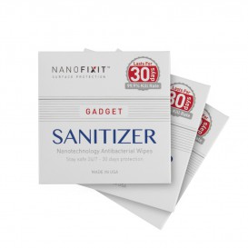 NanoClear Lingettes nettoyantes / désinfectantes (Lot 10 lingettes)