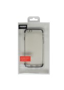 Coque TPU Ultra fine transparente / noire - iPhone 6/6S