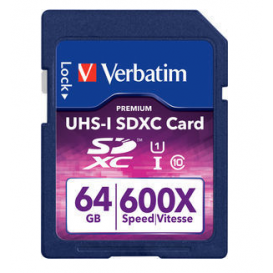 Carte SDXC 64Go Verbatim