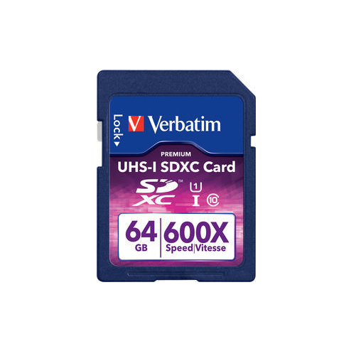 Carte SDXC 64Go Verbatim